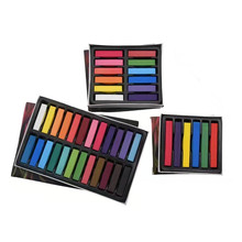 美术生画画专用粉画笔 粘土人偶上妆粉盘  彩色粉笔套装