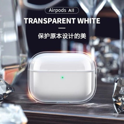 2026 신형 호환 애플 AirPods pro3 투명 이어폰 케이스 고투명 투명 보호 케이스 현품 도매