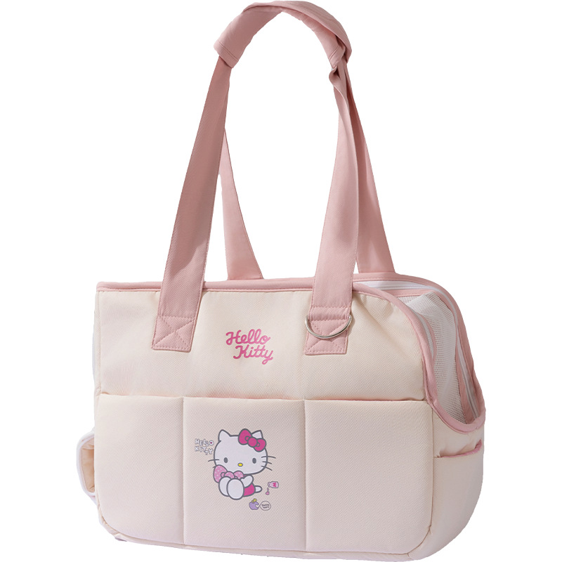 Cuatro estaciones Kitty bolsa de algodón portátil bolsa de perro bolsa de gato bolsa de mascota bolsa de una sola pieza bolsa de mochila perro gato