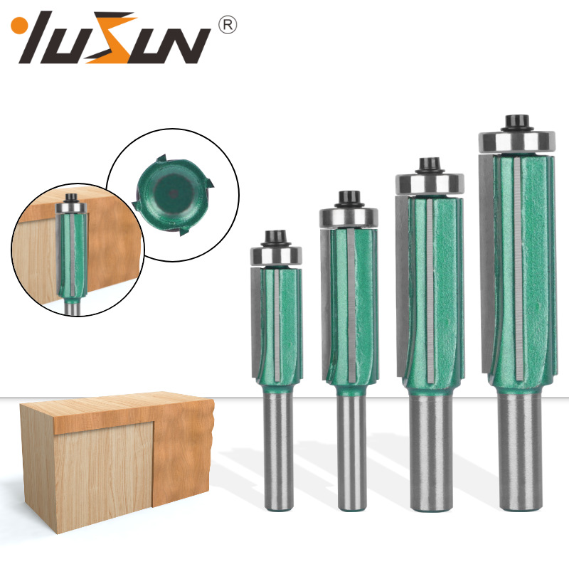 宇盛四刃修边刀油漆绿4刃木工铣刀具封边条毛刺边圆角木工电木铣