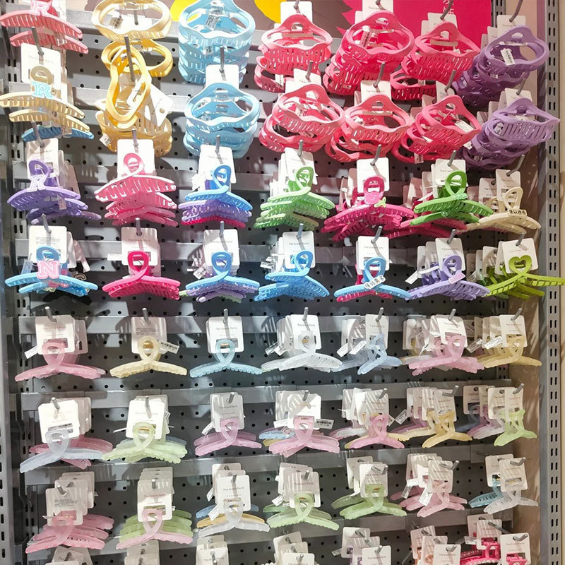 Clip de agarre de verano de gran tamaño, horquilla para el cabello en la parte posterior de la cabeza, gran cantidad de cabello femenino, tocado de clip de tiburón 2024 nueva horquilla