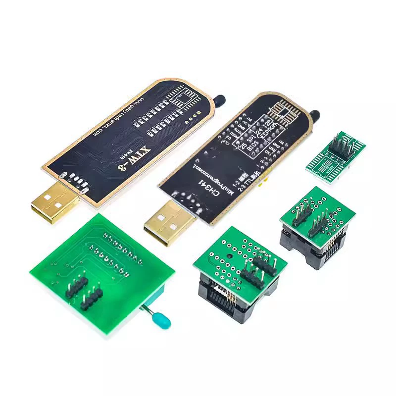 CH341B XTW-3 Программатор для USB материнской платы, LCD BIOS Flash & 24/25 Запись сжигания чипов
