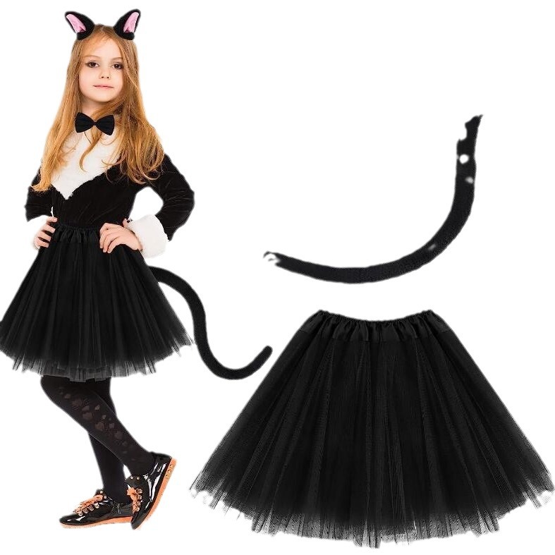 Halloween kinderpanda hoofdband dansvoorstelling panda hoofdband rekwisieten volwassen verkleed cosplay_voghion.com