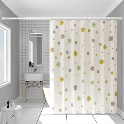 TOILET thickening Curtain fabric Shower Curtains suit Punch holes Shower Room Partition curtain door curtain window Hanging curtain factory