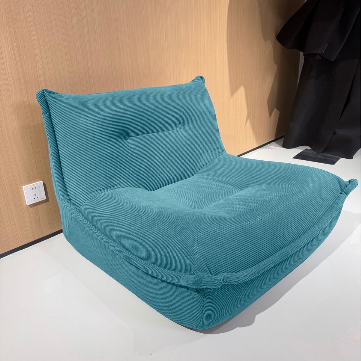 Sofá perezoso puede acostarse y dormir pequeño tipo de habitación balcón sillón relajado red bolinchas dormitorio pequeño sofá individual