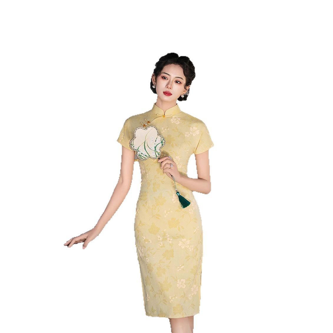 Spring and summer style small fresh daily literary floral fashion…