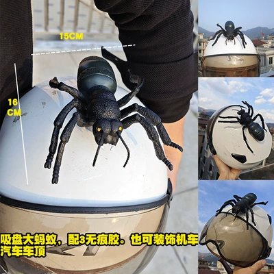 Helmet Universal Funny Tiktok — Motosiklet dəbilqələri - a-big-ant-with-a-sucker