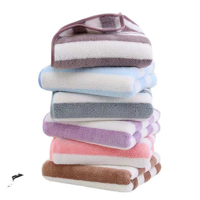 Coral soft dry bath towel, wholesale, water absorbent, Birthday gift