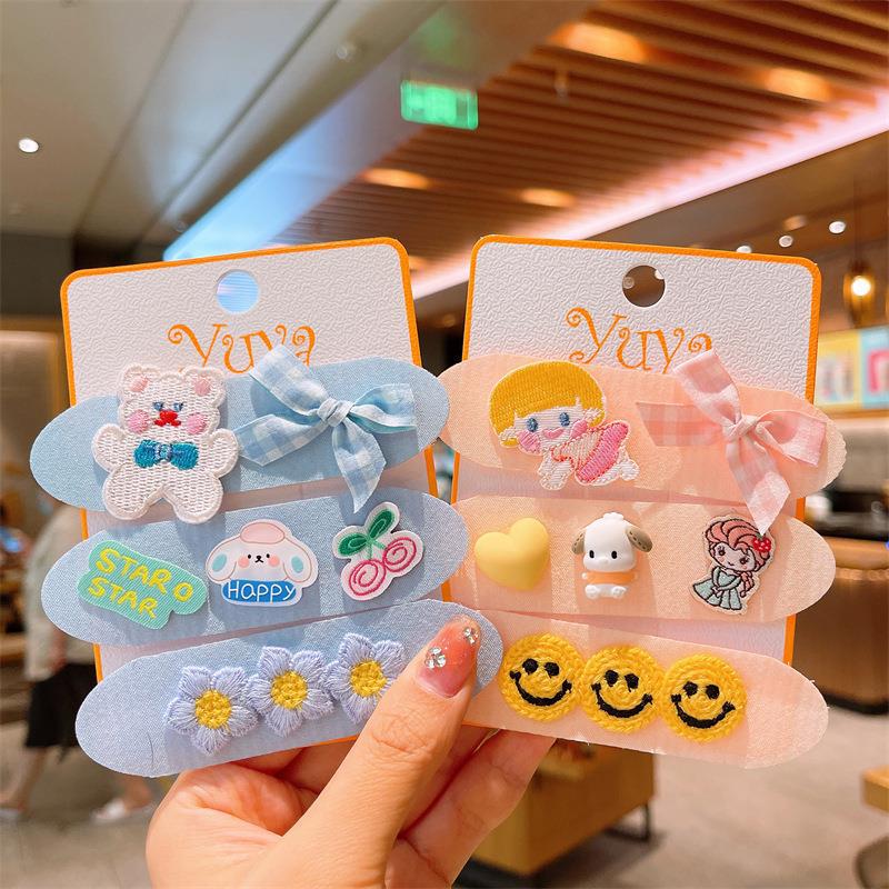 Niños flequillo Cabeza trasera Velcro bebé pelo roto acabado artefacto horquilla niña palo pelo no duele pelo Post