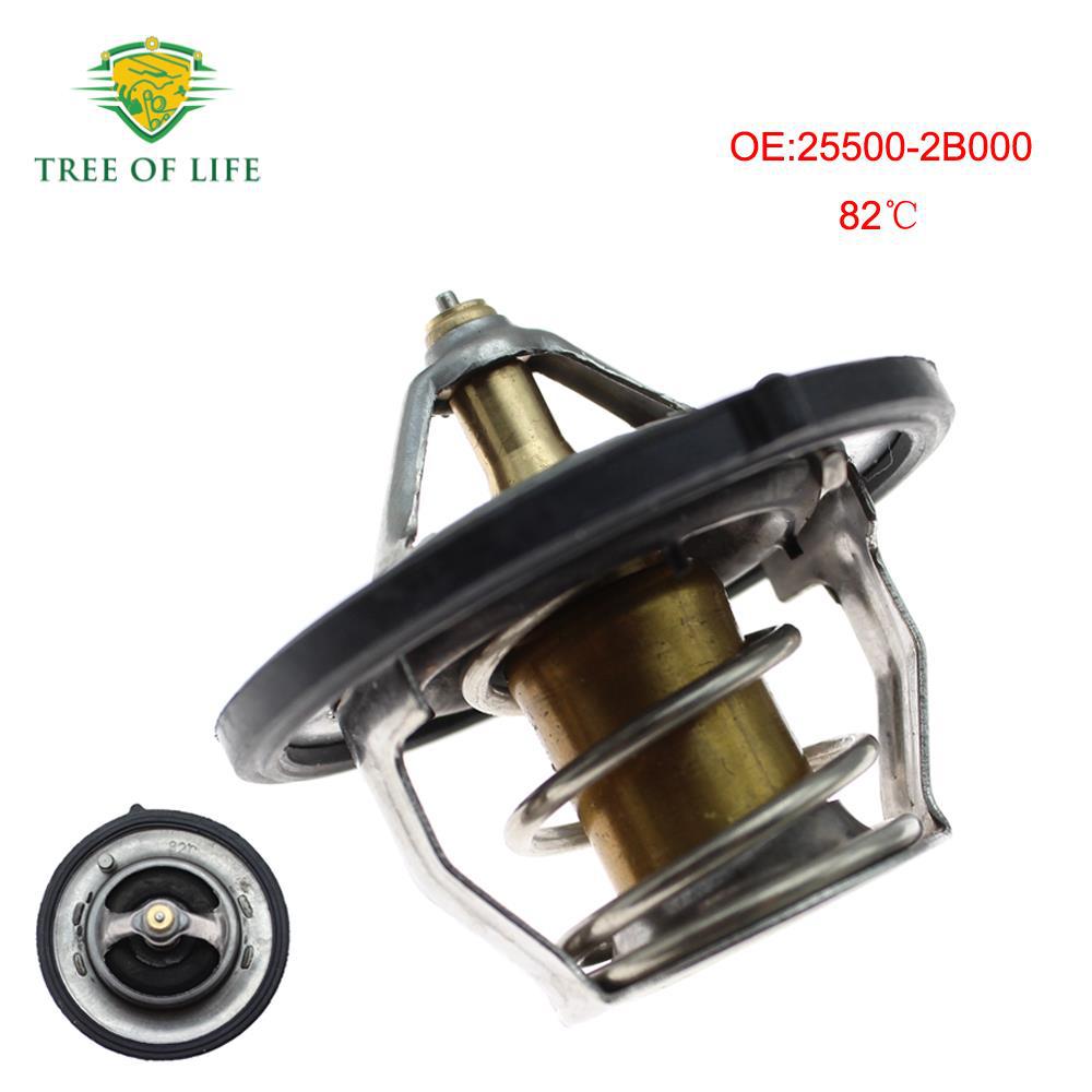 25500 - 2B000 para el termostato de refrigerante del motor Hyundai Tucson 82 °C