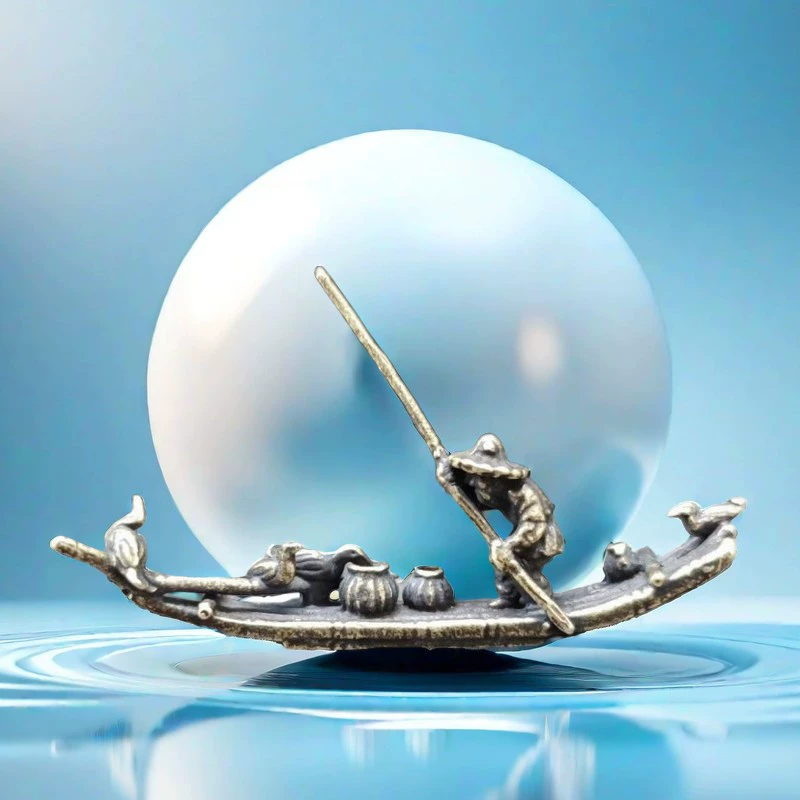 Медный микро-ландшафтный пятнистый олень бонсай украшения украшения