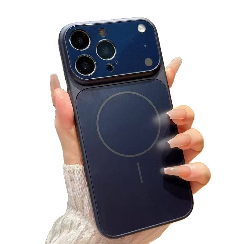 适用苹果17pro手机壳原机壳无线磁吸充电磨砂玻璃iPhone16保护套|undefined