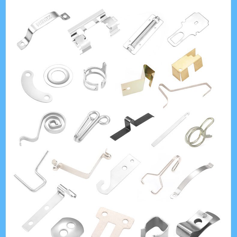 加工定 制各类不锈钢双钩弹簧异形弹簧电池弹簧玩具拉力弹簧