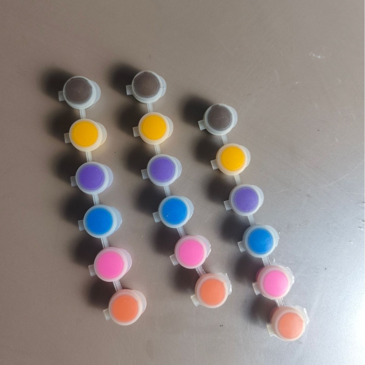 Niños 12 colores lavables pintura pintura di di graffiti pintura de yeso desechable 3 paquetes de pintura unidos