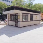 厂房真石漆门卫室岗亭成品保安值班室传达室休息室可住人移动房屋