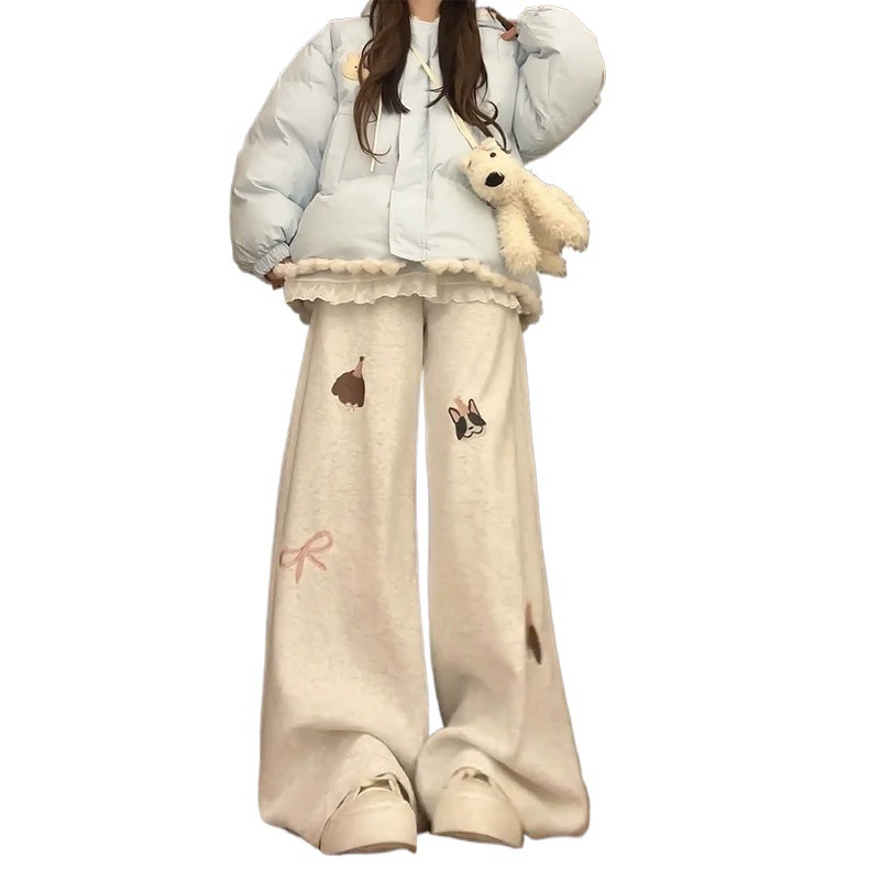 Куртка пуховая (Down jacket), корейский стиль, оверсайз, увеличенная толщина