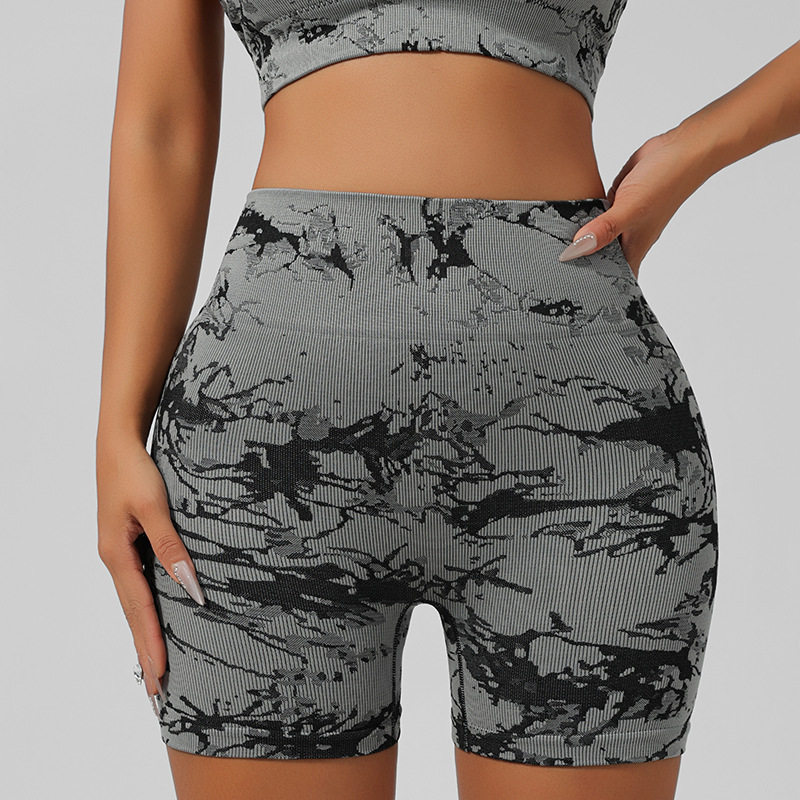 Cross-border High Waist Peach Hip-lifting Sports Shorts Seamless Base Running Fitness Yoga Pants Cross-border Comfortable High Elastic Short