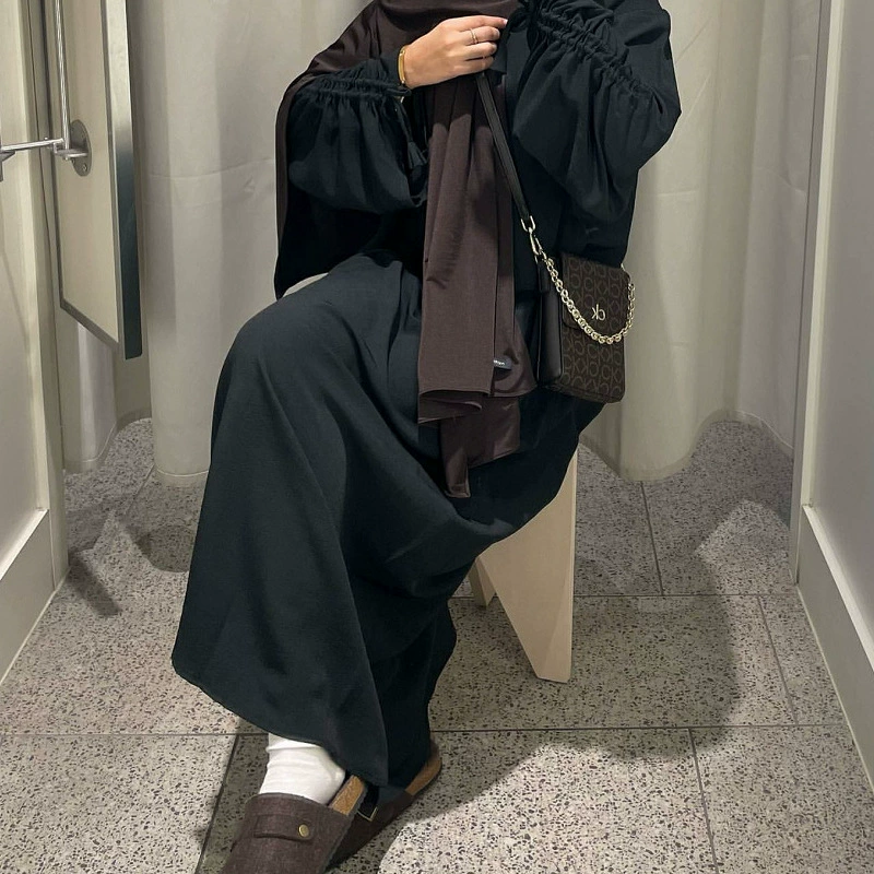 2024Loriya AliExpress Amazon Dubai весна-лето вечеринка вечеринка манжета платье на шнуровке LR833