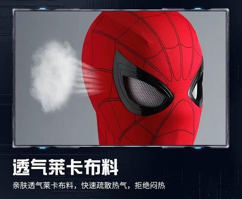 Factory direct headgear mask with winking eyes, funny Spider-Man helmet, gift for adults and children, 6 wearable modes