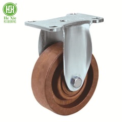 High-Temperature Resistant Casters, 300°C Oven-Specific Wheels, 3-inch, 4-inch, 5-inch, Fiberglass Phenolic, Medium Brown, High-Temperature Resistant Casters