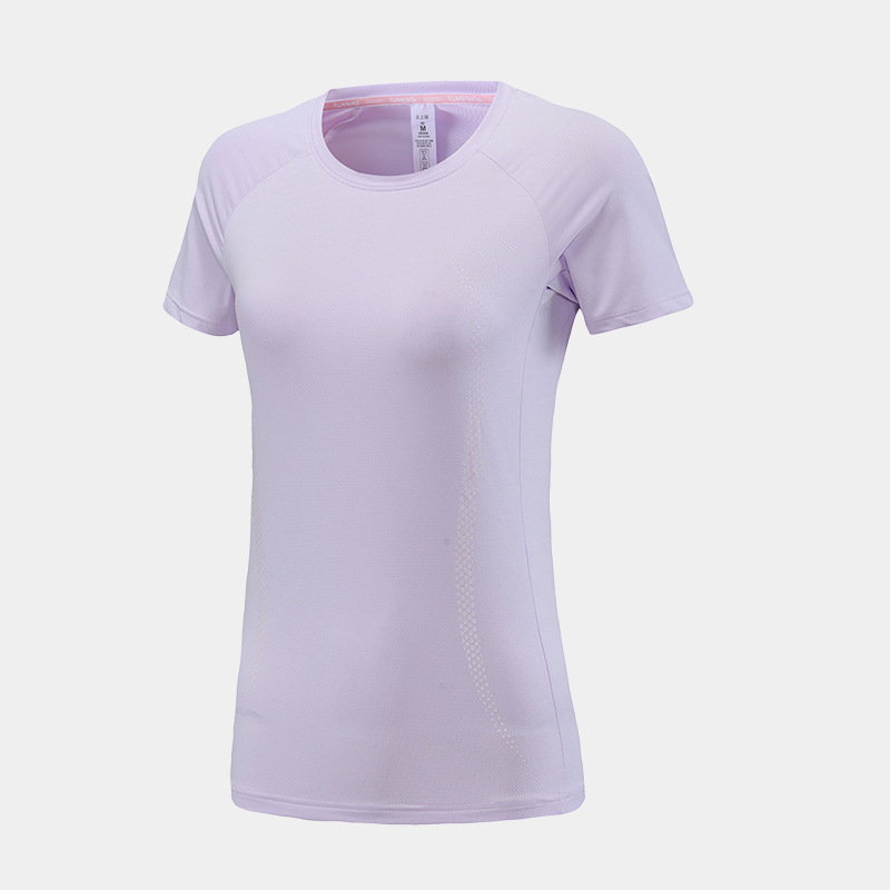 Ropa de Yoga de verano para mujer de manga corta de secado rápido Top running ciclismo entrenamiento ropa de fitness Slim adelgazante Camiseta deportiva