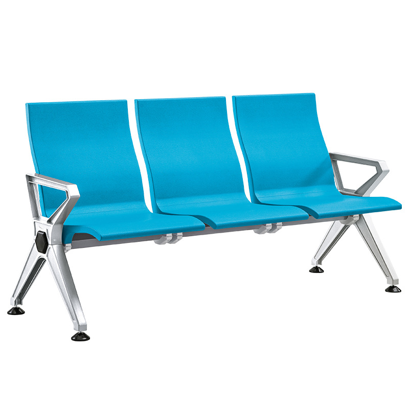 Silla de aeropuerto Silla de fila Estación Hospital fila de espera de tres asientos personalizable asiento público al por mayor image 6