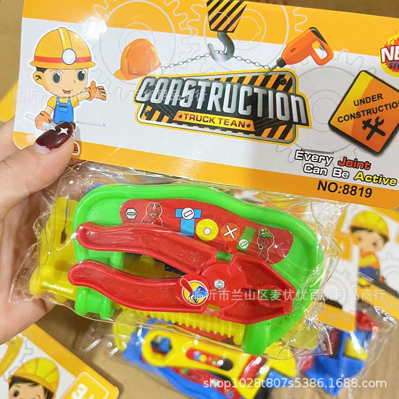 (2개) 어린이 장난감 놀이 집 시뮬레이션 유지 보수 도구 렌치 스크류 드라이버 세트 야시장 마구간 페룰 선물 도매