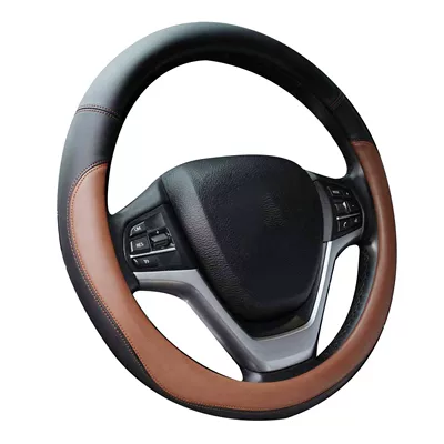 Steering wheel cover, Fiber Leather Anti-Slip Wear-Resistant Four-Season