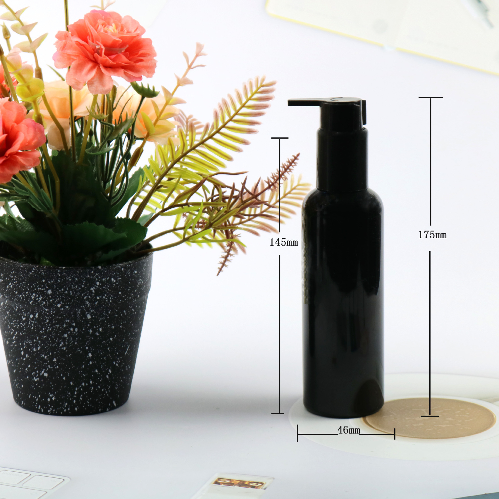 200ml圆肩瓶+大泵头4洗发水瓶