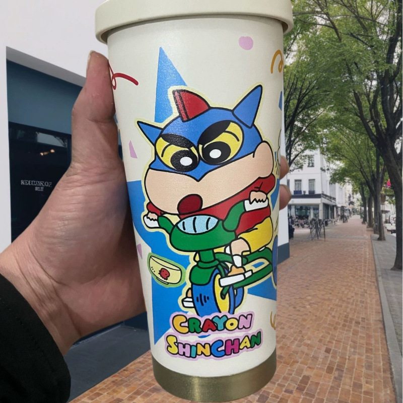 漫画ステンレス鋼カップ高価値断熱カップ 316 大容量ケトルコーヒーカップポータブル車のカップ学生カップ|undefined