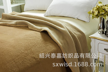 厂家直销批发羊毛毯 加厚单人双人纯毛毛毯 酒店宾馆毯子床上盖毯