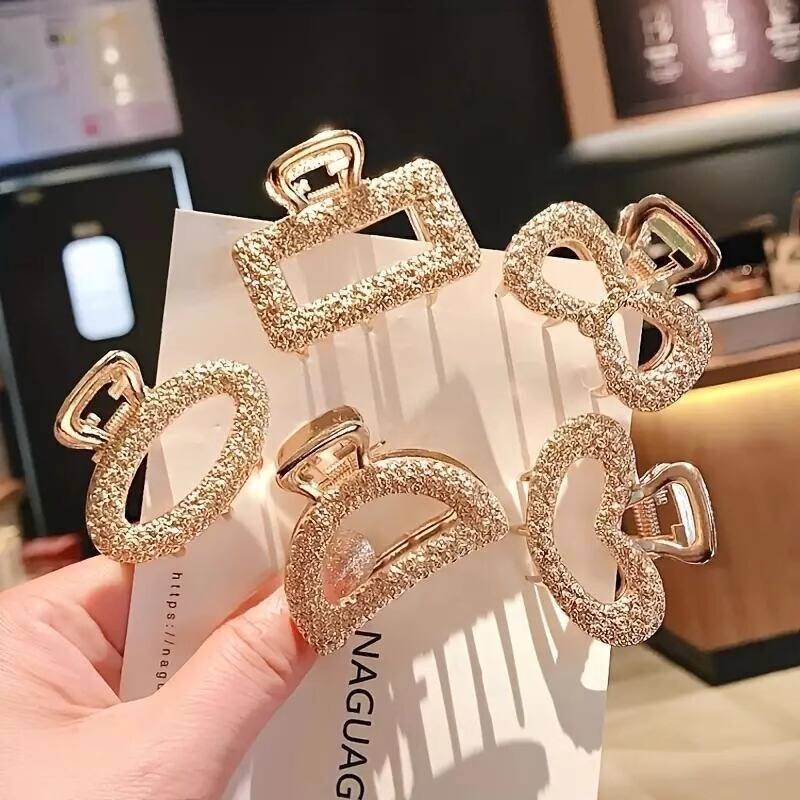 网红小号金属抓夹女韩国气质百搭半扎发夹鲨鱼夹发卡马尾顶夹头饰|undefined