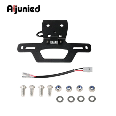 Suitable for Kawasaki Zx4R Zx25Rr Hidden License Plate Holder Short Tail Modified Motorcycle Rear License Plate Holder Accessories