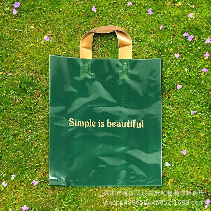 Bolsos de plástico para hombres y mujeres, decoraciones, bolsas de embalaje de regalo, tiendas de ropa, bolsas grandes y pequeñas, bolsas de ropa, bolsas de compras al por mayor