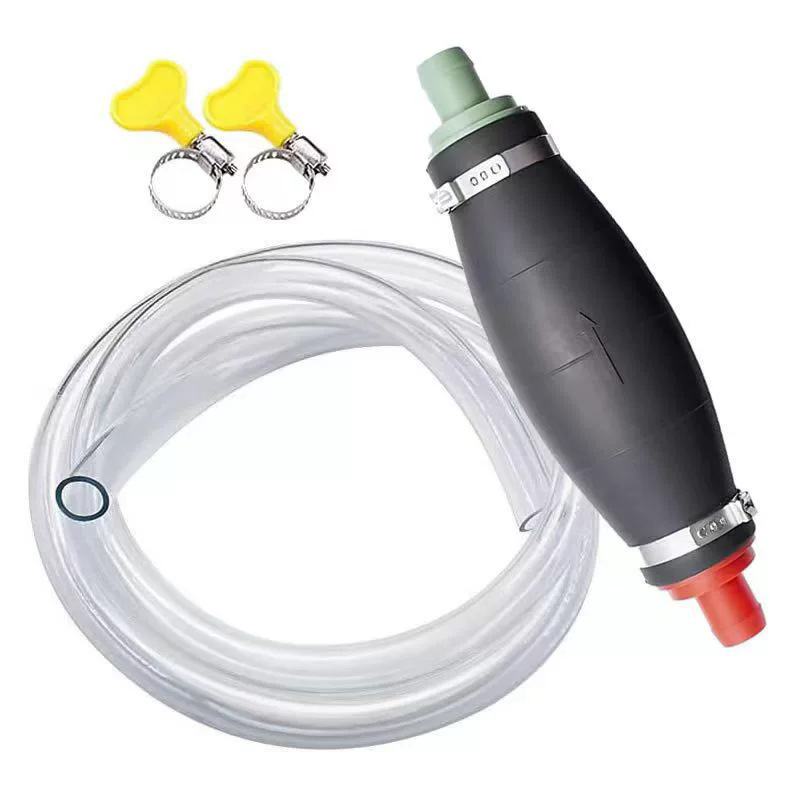 Large Manual Oil Pump Siphon Pump Large Flow Suction Pipe Fish Tank Water Suction Device Gasoline and Diesel Oil Suction Pipe