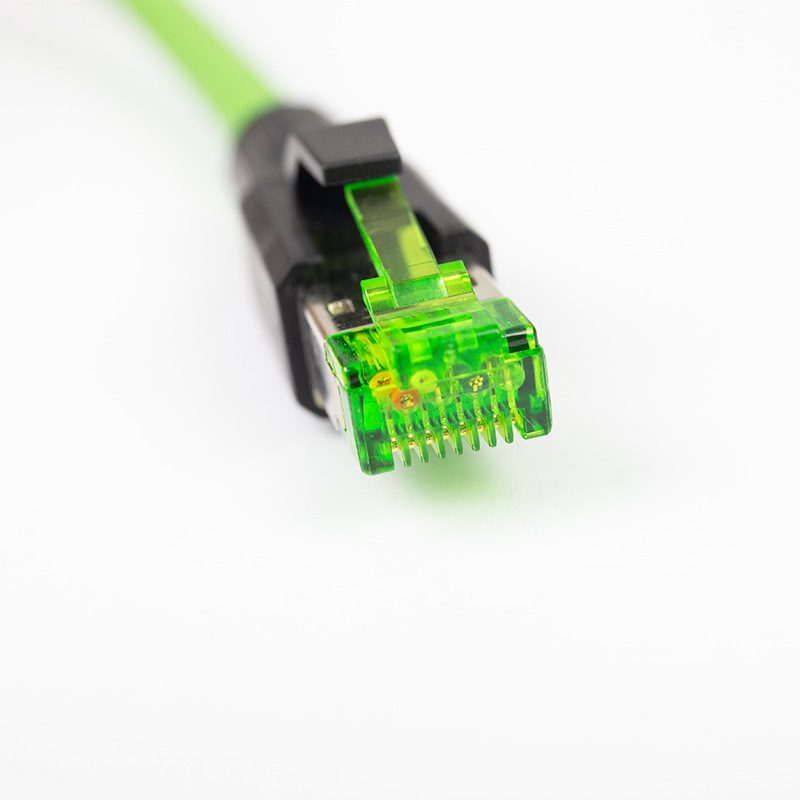 Pn ethercat工業イーサネットプレハブ線高柔モップrj45 4芯超六類工業ネットワークケーブル|undefined