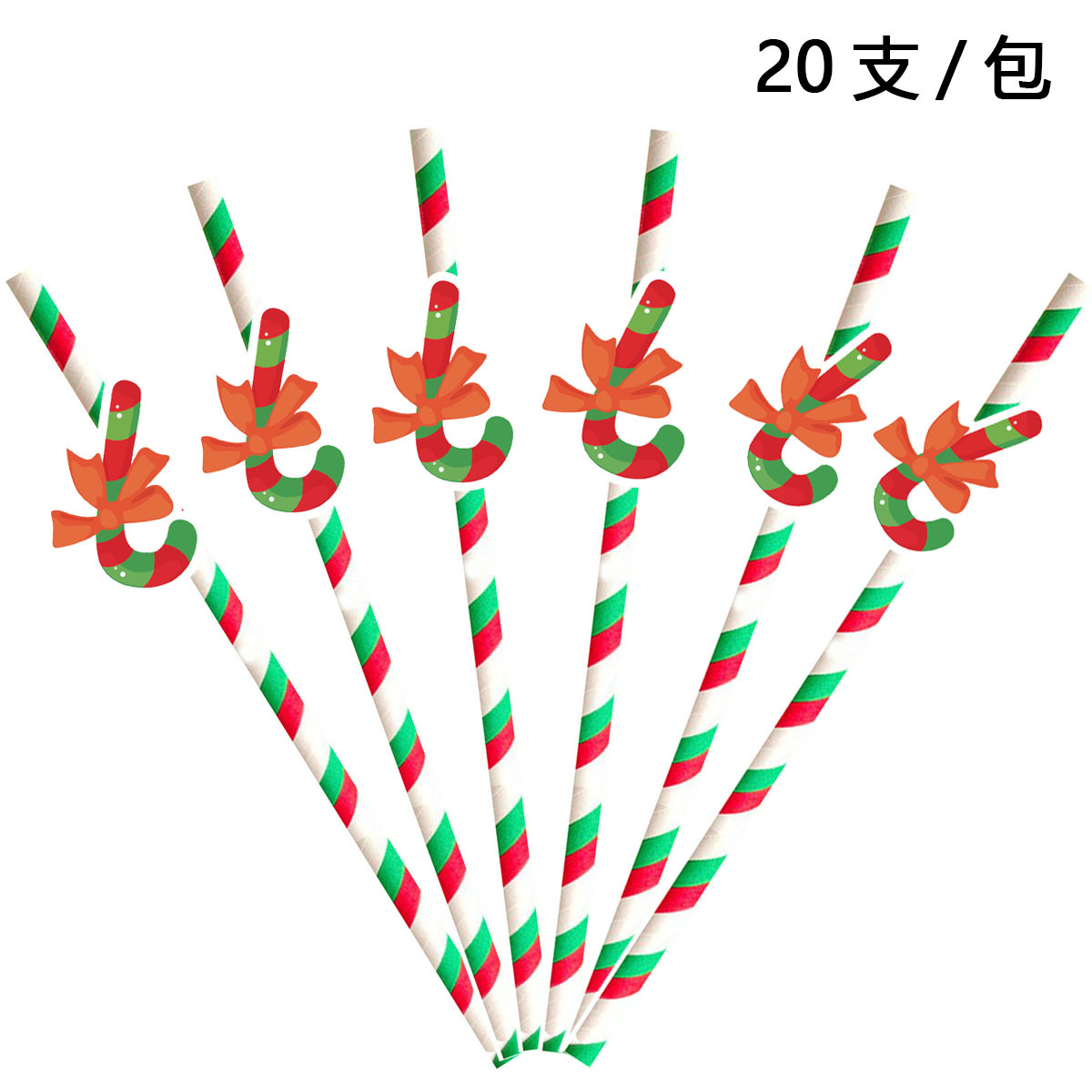 Navidad decoración paja fiesta suministros creativo papel paja árbol de Navidad Santa Claus paja en stock al por mayor