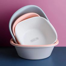 抖音爆款【三个装包邮】加厚家用塑料脸盆宿舍学生洗脸盆婴儿澡盆