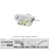 Transparent white-small size (15.1*21.2*9.3cm)