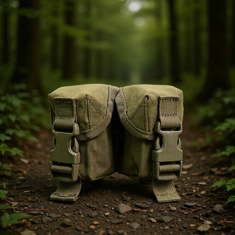 Сумка с двойным молнии Камуфляжная сумка с молнией Chenhao на открытом воздухе кемпинг маленькая сумка для талии тактическая сумка для аксессуаров