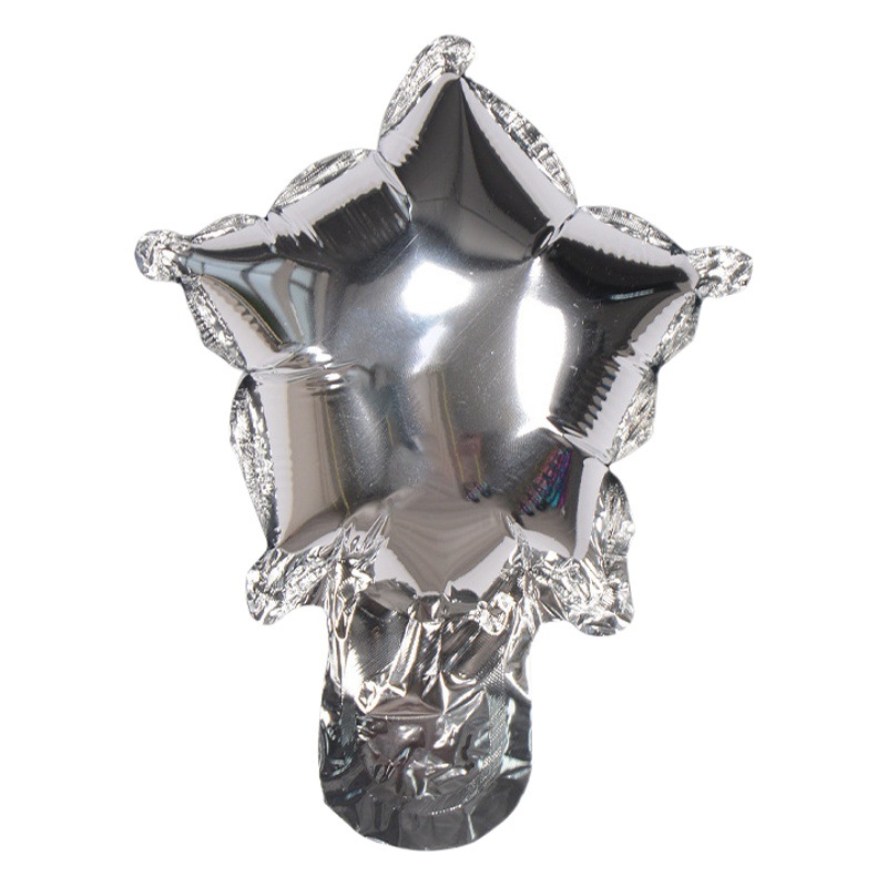 Tablero de luz de 5 pulgadas amor estrella de cinco puntas globo de película de aluminio pequeño corazón de melocotón globo estrella cumpleaños decoración de la fiesta de bodas al por mayor