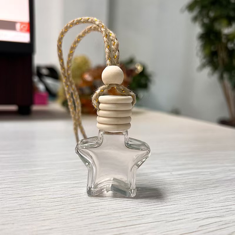 Botella de perfume de vidrio de 10ml para coche