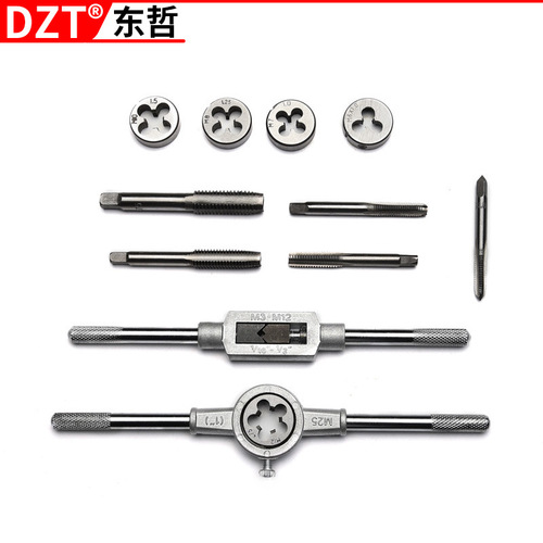 Tap and die set hand tap wrench wrench metric tap 12/20/40PC hardware tool set