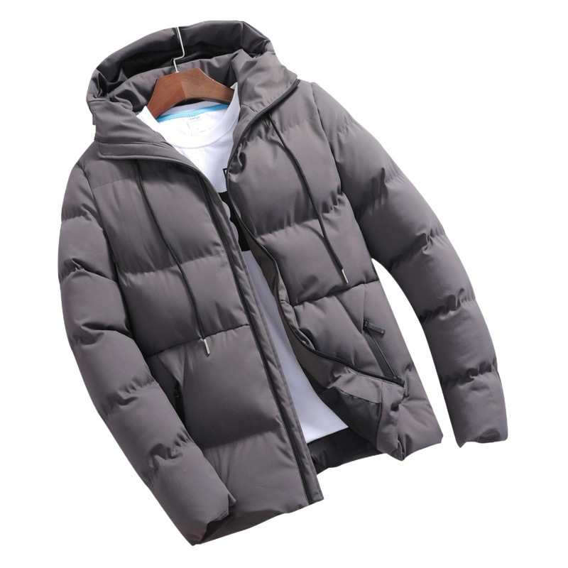 Hombres 2022 Invierno nuevo abrigo de algodón acolchado abrigo de pan engrosado corto para hombres Abrigo acolchado de algodón juvenil para hombres chaqueta acolchada de algodón con capucha para hombres