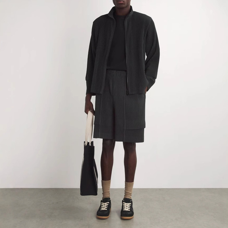 2025 Men's Casual Cargo Shorts Fashionable Casual High Elastic Pleated Pants Easiest for Match Sports Hiking Pants Men's Trendy