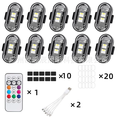 and Motorcycle Wireless Remote Control: Other lights - 10-lights-1-remote-control-bag