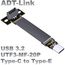 ADT-Link USB3.2�ӿڔUչ�D�Ӿ�type-c�D19P/20P����ǰ���Î�����