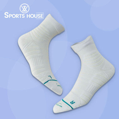 Sport'sHouse men's summer mid-calf breathable professional practical basketball socks low-cut elite socks