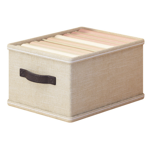 Cross-border goodies pants storage artifact clothes jeans partition box drawer-type dormitory wardrobe layered organizing box