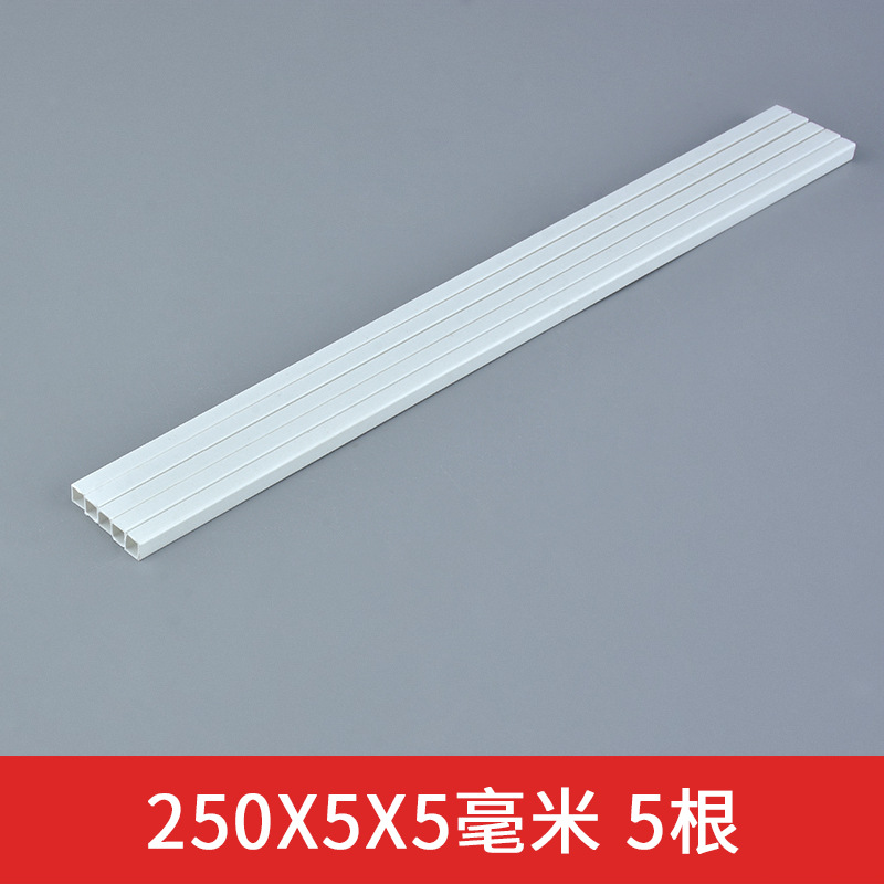 ABS hueco tubo cuadrado DIY hecho a mano edificio mesa de arena modelo material